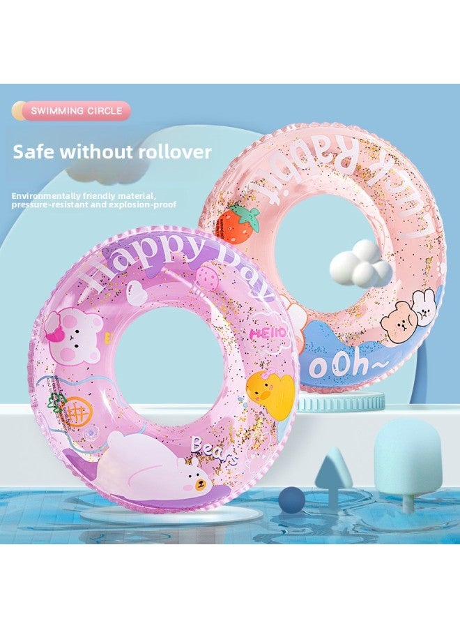 general Children's Swimming Ring Thickened Anti-flip Inflatable Life Buoy Boys And Girls Beginner Baby Floating Ring Adult Underarm Ring-Outer Diameter After Inflation:80#-Inner Diameter After Inflation:Seq - Image 2