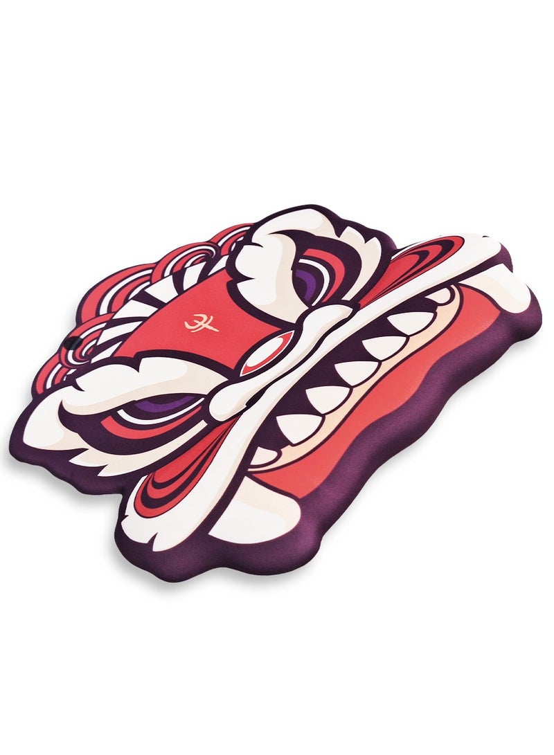 لوحة ماوس صغيرة لليد مع شريط دعم للمعصم من الجل، سجادة مكتب بنمط طباعة عالية الدقة بتصميم لطيف، لوحة ماوس ممتدة ووسادات ماوس للوحة المفاتيح، وسادات ماوس سطحية من القماش المقاوم للماء للمكتب، قاعدة مطاطية مضادة للانزلاق - Image 2