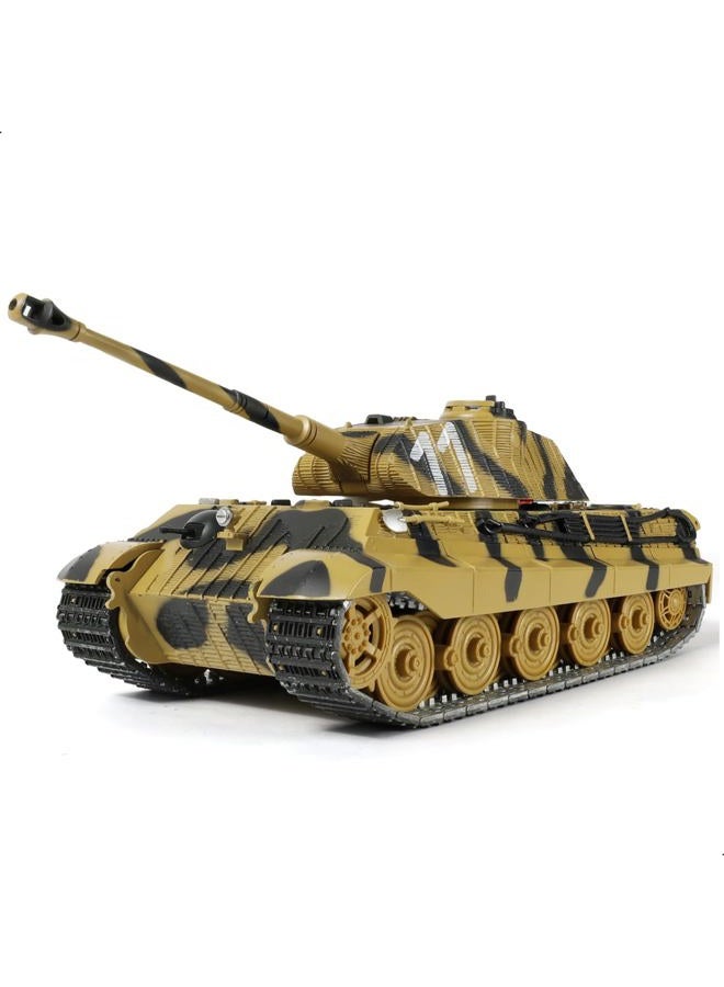 NUOTIE 1/32 King Tiger II Heavy Tank Model - WWII German Tiger B Die-cast Metal Tank - Professional Alloy Military Vehicle Replica - Camouflage Finish Static Display Collectible for History Buffs - Image 1