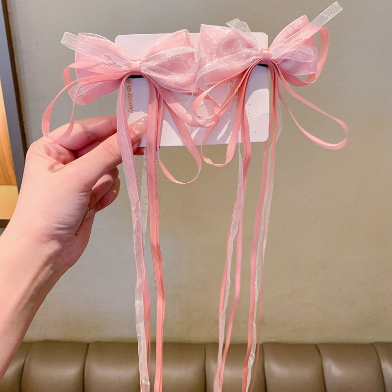 Generic Childrens Long Streaming Hairpin Ancient Clothes Little Girls Hairpin Baby Girls Tassel Hanfu Headwear Womens Antique Hair Accessories 6# lotus root starch hairpin a pair
