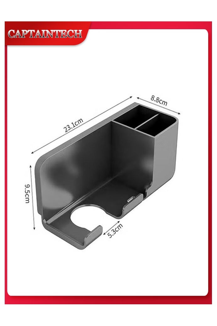 Captaintech Wall Mounted Hair Dryer Holder for Dyson Supersonic Hair Dryer,New Upgraded Aluminum Hair Dryer Storage - Image 1