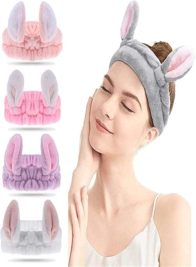 SINGTHITA Spa Headband with Bow, Soft Microfibre, Non-Slip, Stretchy, for Washing Face, Mask, Bath, Yoga, Pack Of 1 (Pack of 2) - Image 1