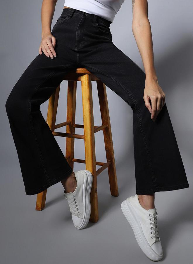 هاي ستار جينز هاي رايز بقصة عادية وجيوب من ستايلي - Image 4