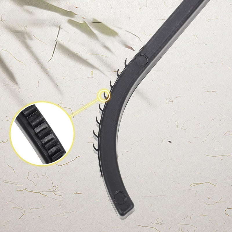 Non-Slip Plastic Clothes Hangers for Men, Household Pants and Skirt Hangers with Strong Grip, Black Sturdy Closet Storage, 5pcs - Image 5