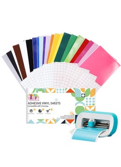 UCEC Smart Vinyl Removable, Matless Cutting, 52 Pack(5.5X12In) 22 Colors - For Cricut Joy Vinyl, For Diy Projects, For Decor Sticker, Accessories And Supplies, Decoration Vinyl  - Image 1