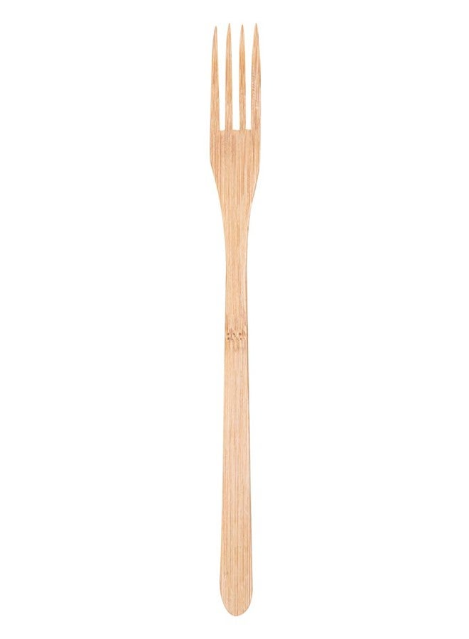 Restaurantware 8 Inch Disposable Bamboo Forks 100 Bamboo Forks- Sustainable Durable Bamboo Eating Forks For Picnics Birthdays Catered Events And Weddings - Image 2