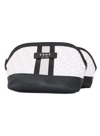 DKNY Signature Stripe 2.0 Dome Cosmetic Bag, Travel Make up Bag Small, Small Lightweight Cosmetic Bag Storage Bag, Small Makeup Bag, Travel Toiletry Bag - pzsku/Z42AD7D99B5012CC578E0Z/45/1754901674/1ef27f9d-25e1-43a7-ae4e-4616b6ed8c47