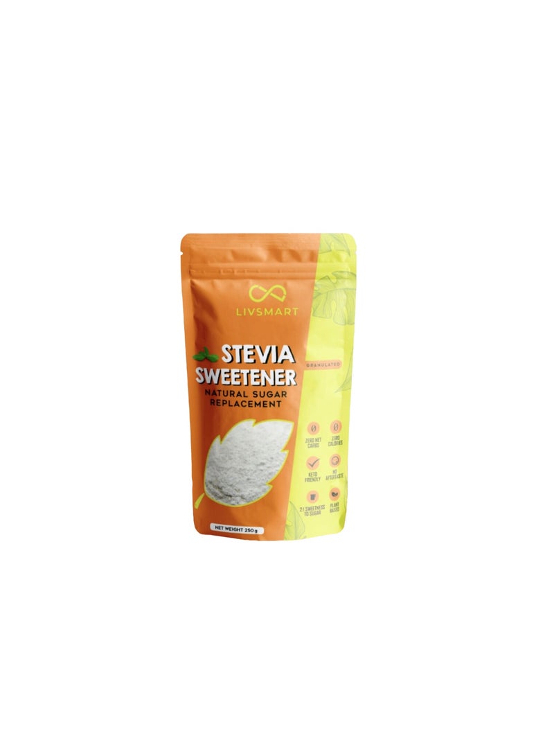 LIVSMART Stevia Sweetener – 250g | Natural Zero-Calorie Sugar Substitute
