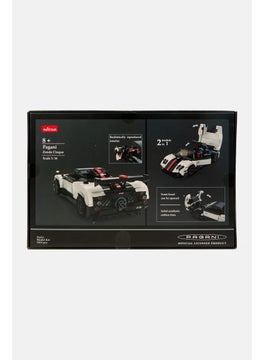 RASTAR Pagani Zonda Cinque 1/16 Ratio Model Bricks, White  - Image 2