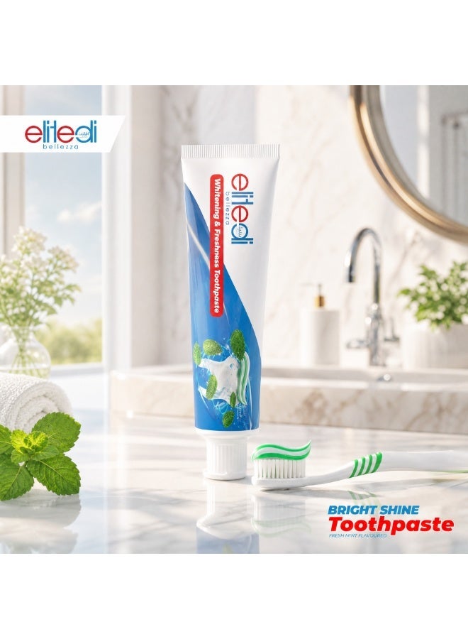 إيليت دي بليزا معجون أسنان للتبييض واللمعان – Elite di Bellezza – نكهة النعناع المنعش - Image 1