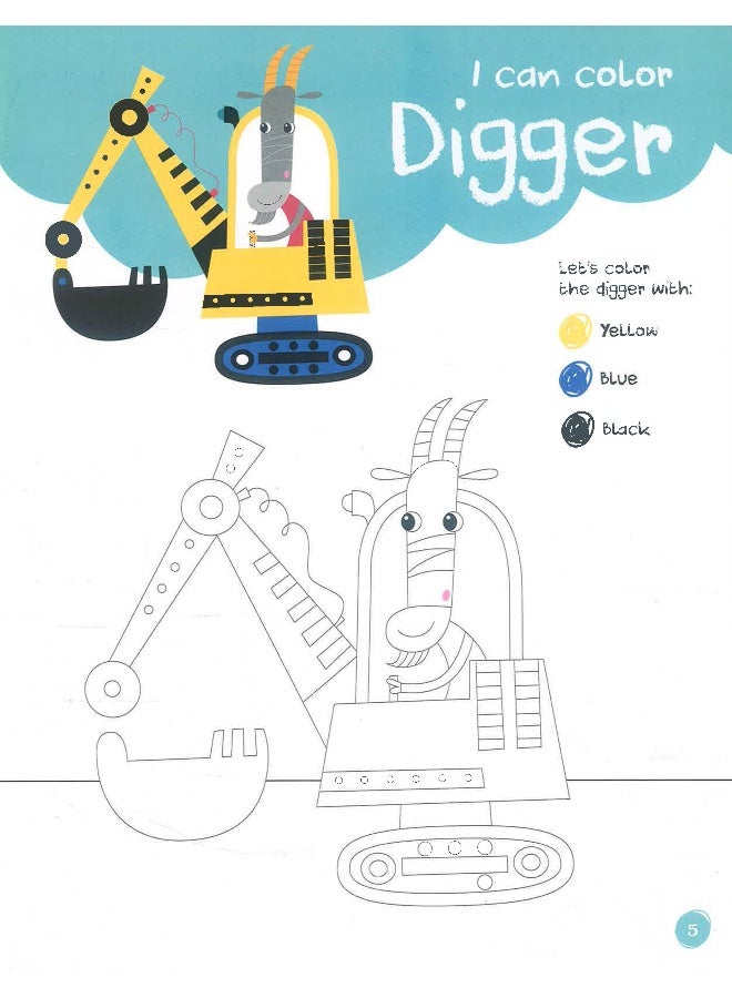 I Can Color: Things That Move  - Image 5