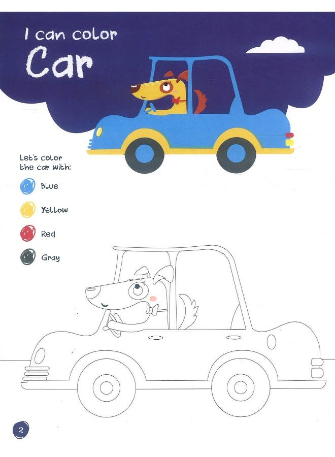 I Can Color: Things That Move  - Image 3