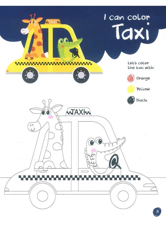 I Can Color: Things That Move  - Image 4