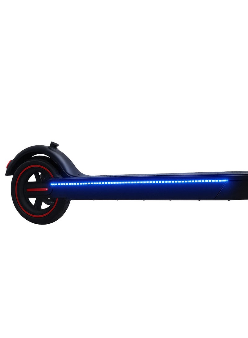 Leaders Smart Foldable Electric Scooter App Control Front Suspension LED Lighted Stand Disc Brake 350W 36V 6.6Ah Battery 30Kmph Speed 8.5 Inch Tire 140Kg Load Capacity - Image 4