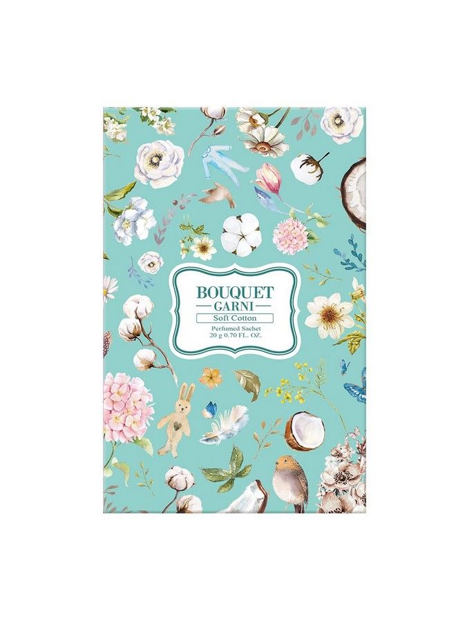 Bouquet Garni Sachet Soft Cotton 2 Count 20G Each Long Lasting Rich Fragrance Room And Closet Deodorizer Freshener For Home Closet Odor Eliminator Silk Layon Overlaid Packing Technique  - Image 1