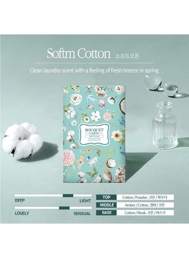 Bouquet Garni Sachet Soft Cotton 2 Count 20G Each Long Lasting Rich Fragrance Room And Closet Deodorizer Freshener For Home Closet Odor Eliminator Silk Layon Overlaid Packing Technique  - Image 3