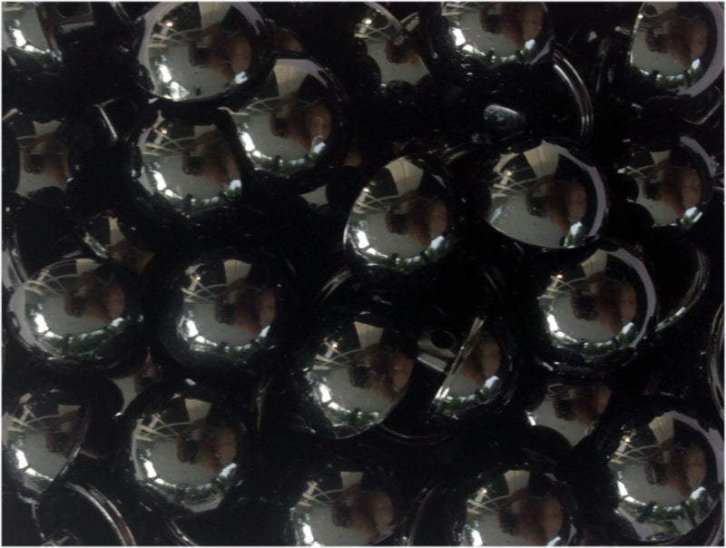 Nesha Design Components Pure Black Shank Buttons Safety Eyes for Bear Doll Toy Box of 50 - Image 1
