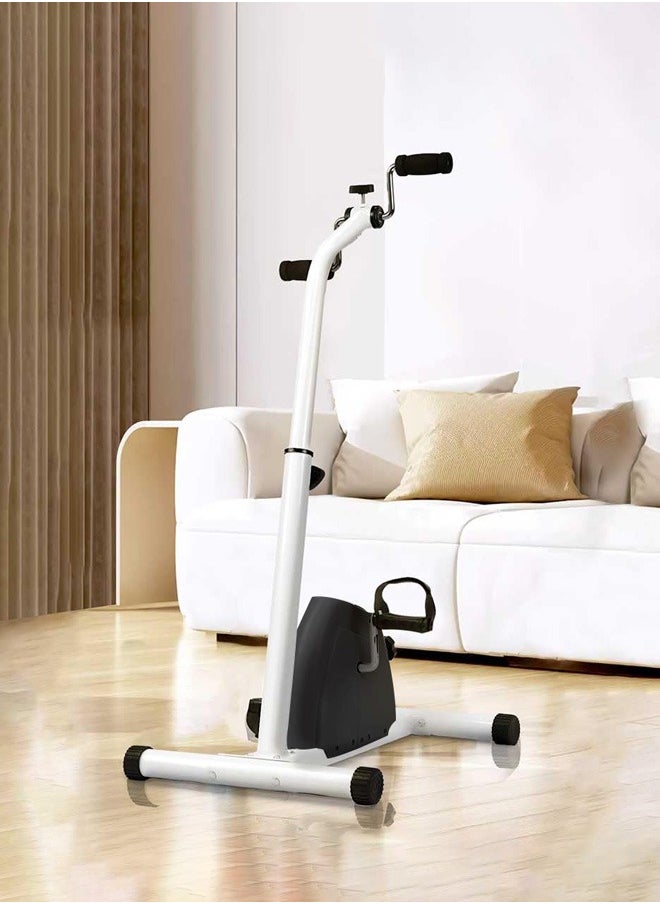 XiuWoo Hand and foot rehabilitation exercises, Adjustable Pedal Exerciser Bicycle Hand Arm Leg Pedaler Indoor Cycling Fitness Equipment with Non-slip Feet Pad for Seniors Elderly Total Body Workout  - Image 1