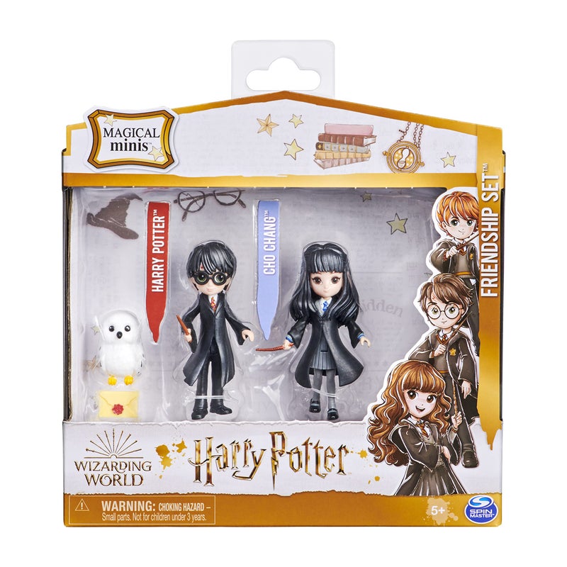 Wizarding World, Magical Minis Harry Potter and Cho Chang Friendship Set with Creature, Kids Toys for Ages 5 and up - Image 2