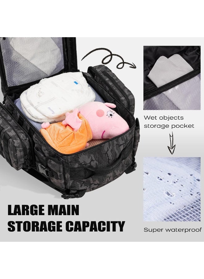 Dinictis 40L Diaper Bag Backpack for Dad, Travel Baby Nappy Bags for Men, Baby Accessories for Daddy - Image 4