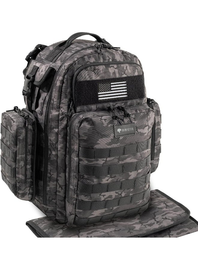 Dinictis 40L Diaper Bag Backpack for Dad, Travel Baby Nappy Bags for Men, Baby Accessories for Daddy - Image 1