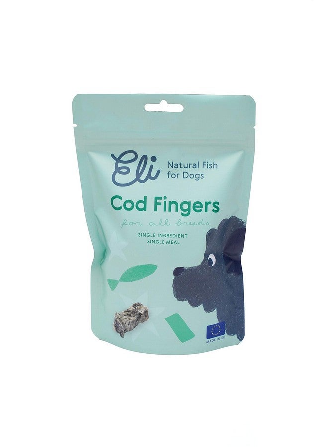 Eli Cod Skin Fingers 3 oz - Naturals Premium Dog Treats, Fish Skin Dental Treats, Rich in Protein & Omega 3, Low in Fat, Grain Free, Single Ingredient, Crispy, Hypoallergenic, Gluten Free, Air Dried - Image 2