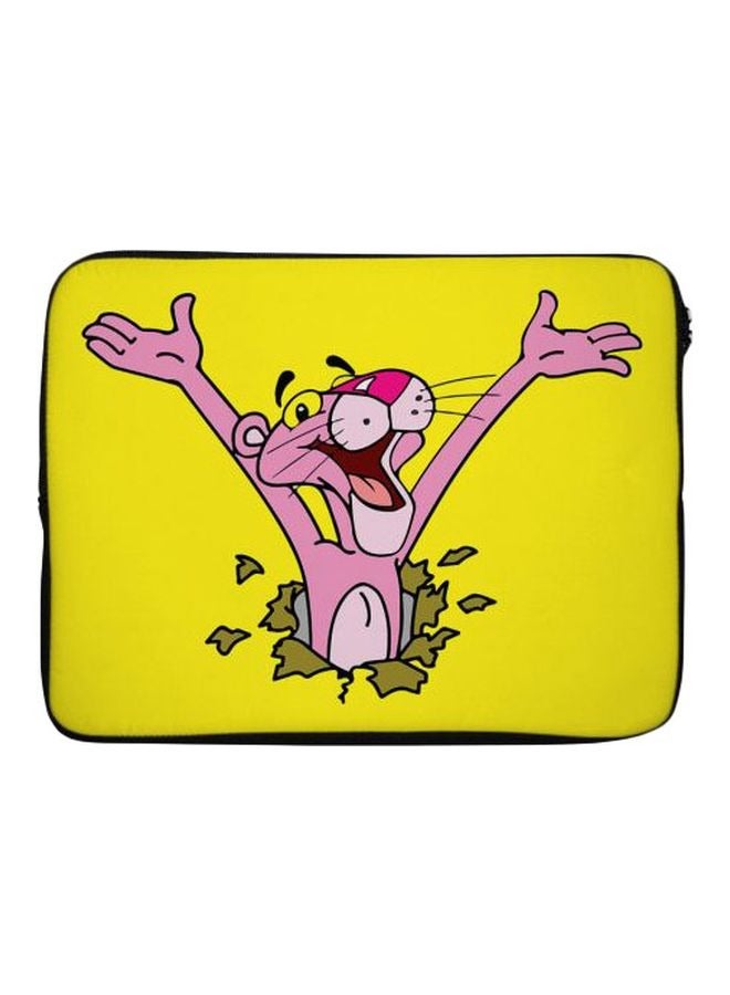 LIT Pink Panther Printed Neoprene Laptop Sleeve - Image 1
