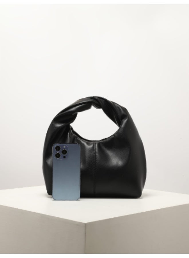 arab A modern, minimalist women's handbag designed for elegance and practicality. Features a stylish ruched strap and spacious interior to carry all your daily essentials. Crafted from high-quality materials, perfect for office, work, or daily outings.  Dimensions: 30 cm (Length) × 11 cm (Width) × 15 cm (Height)  Style: Minimalist Hobo Bag with Top Handle  Comfortable, adjustable strap  Solid color design  Functional and chic - Image 4
