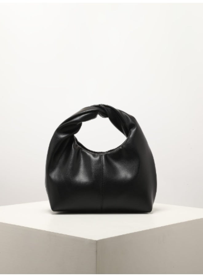 arab A modern, minimalist women's handbag designed for elegance and practicality. Features a stylish ruched strap and spacious interior to carry all your daily essentials. Crafted from high-quality materials, perfect for office, work, or daily outings.  Dimensions: 30 cm (Length) × 11 cm (Width) × 15 cm (Height)  Style: Minimalist Hobo Bag with Top Handle  Comfortable, adjustable strap  Solid color design  Functional and chic - Image 1