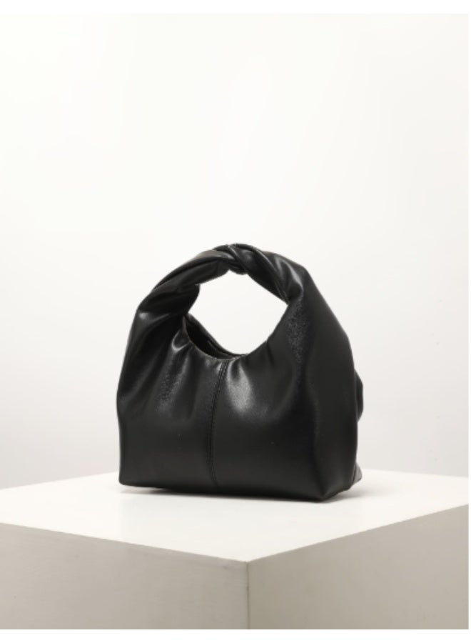 arab A modern, minimalist women's handbag designed for elegance and practicality. Features a stylish ruched strap and spacious interior to carry all your daily essentials. Crafted from high-quality materials, perfect for office, work, or daily outings.  Dimensions: 30 cm (Length) × 11 cm (Width) × 15 cm (Height)  Style: Minimalist Hobo Bag with Top Handle  Comfortable, adjustable strap  Solid color design  Functional and chic - Image 2