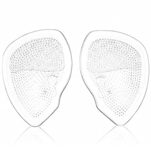 Digital Shoppy Women Transparent Forefoot Pad Silicon Gel Half Yard Pad High-heeled Shoes Pad (1 pair) - Image 1