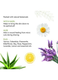 Honeybee Gardens Oneybee Gardens Soothe & Refresh Herbal Aftershave With Aloe & Witch Hazel For Men Florida ; Glutenfree Vegan Crueltyfree 4 Fl Oz  - Image 5