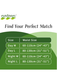 nateen Nateen Hospeen Adult Diapers,Day Incontinence Pants,Medium,Waist Size 60-110cm,80 Count,with 360 Dgree Elastic Waistband , Super Soft Fit.  - Image 4