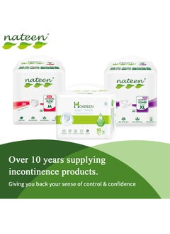 nateen Nateen Hospeen Adult Diapers,Day Incontinence Pants,Medium,Waist Size 60-110cm,80 Count,with 360 Dgree Elastic Waistband , Super Soft Fit.  - Image 5