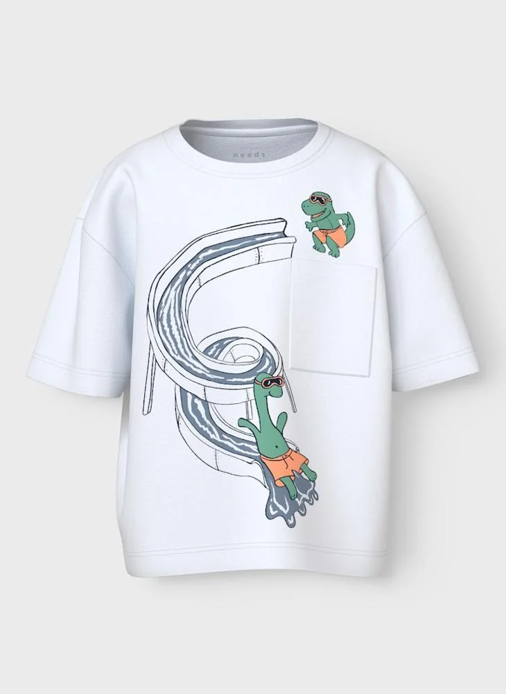 نيم ات Kids Graphic Crew Neck T-Shirt