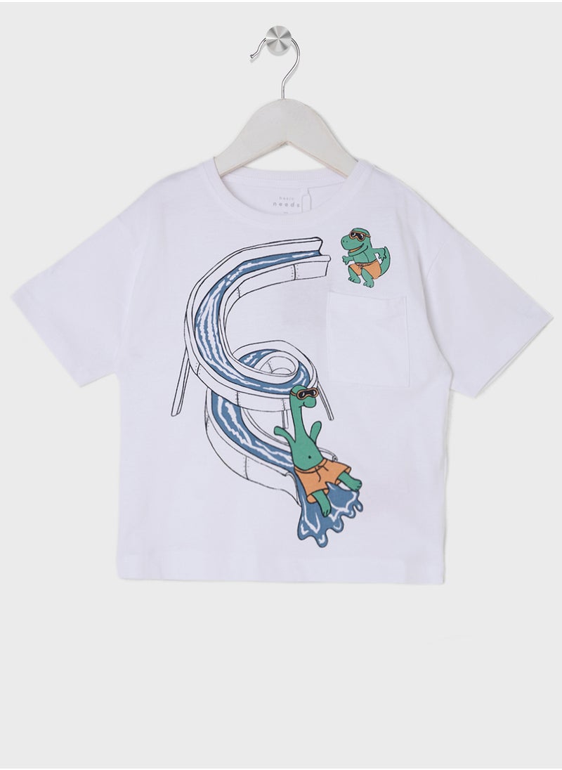 نيم ات - Kids Graphic Crew Neck T-Shirt - Image 1
