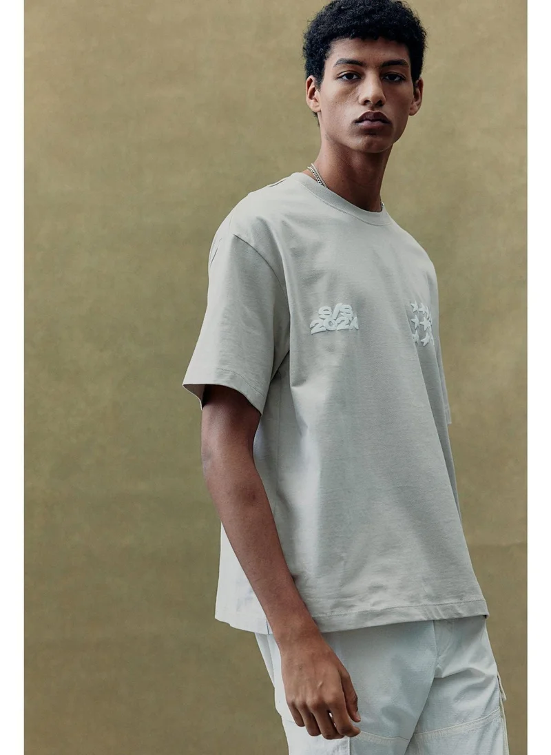 H&M Loose Fit Printed T-shirt