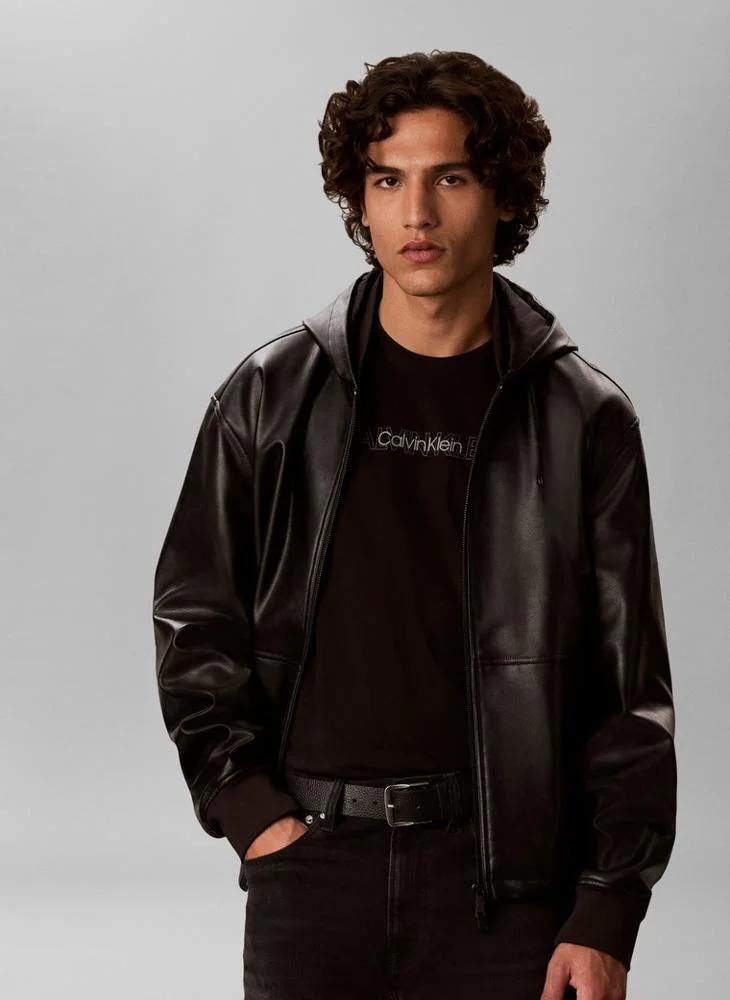Calvin Klein Repeat Logo Graphic Crew Neck T-Shirt