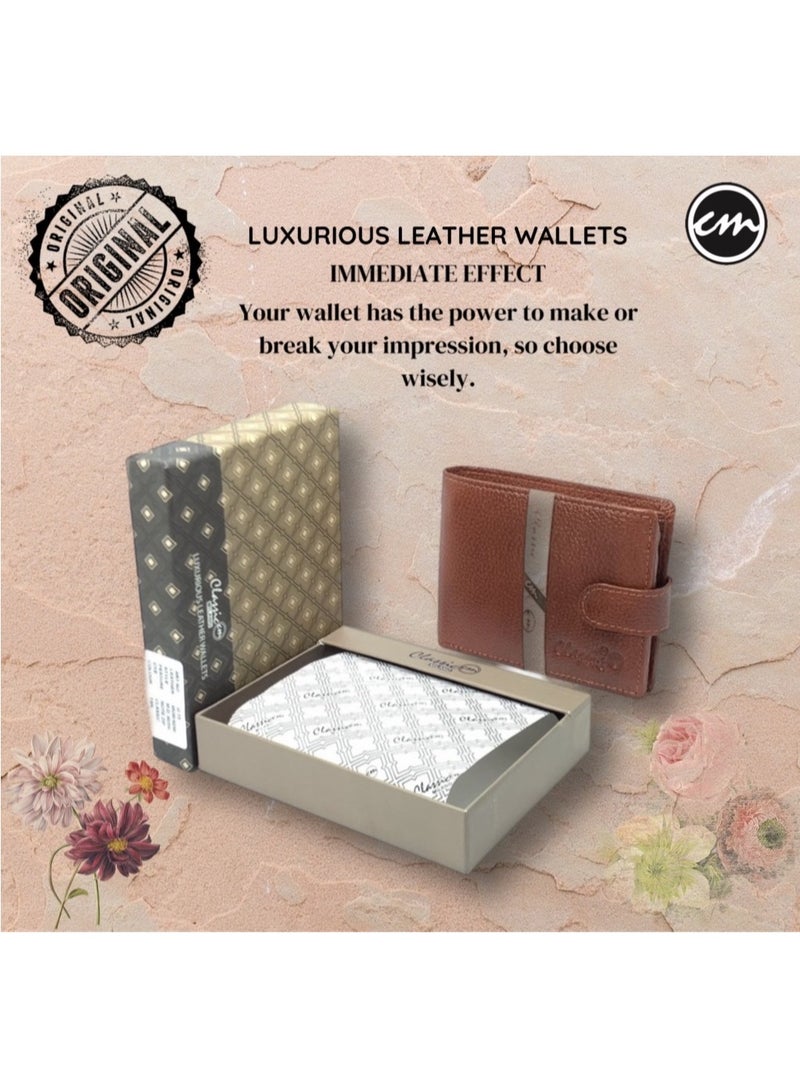 Classic Milano Classic Milano Wallet for Men - Genuine Leather Card Holder Wallet, RFID Blocking Bifold Mens Wallet with Coin Pouch, Slim Wallet for Men, Durable Man Wallet - Ideal Gift  - Image 2