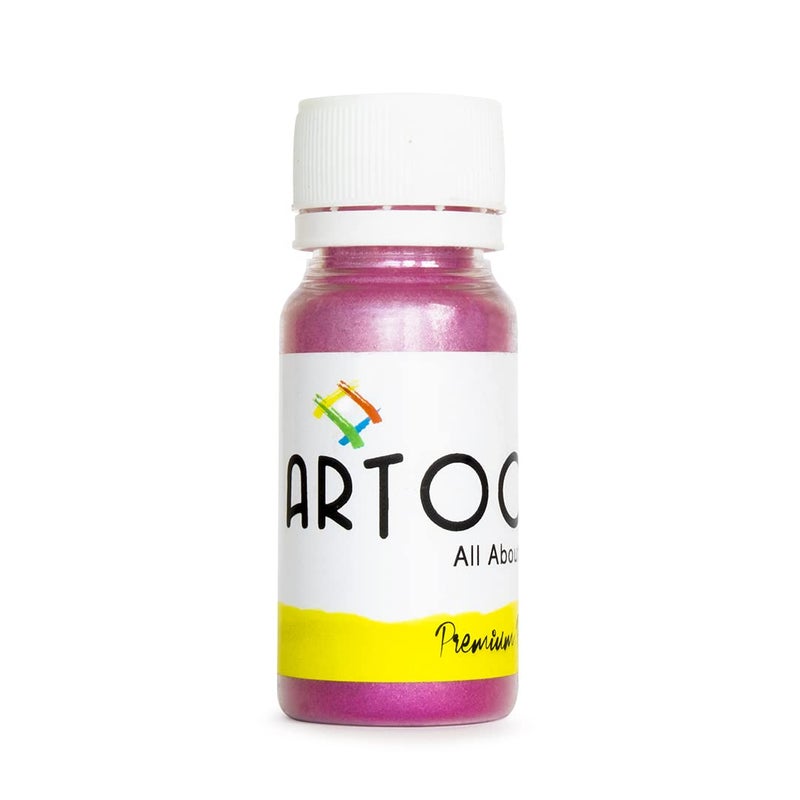 ARTOOL Mica Powder for Epoxy Resin Pigment Art Marvel Infinite Magenta Non Toxic Multipurpose Use In Making Candles, Painting, Art and Craft Projects 9 gm (PP28) - Image 1