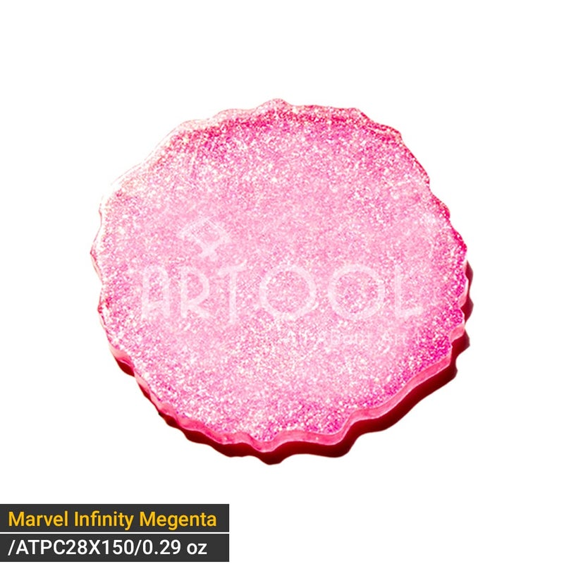 ARTOOL Mica Powder for Epoxy Resin Pigment Art Marvel Infinite Magenta Non Toxic Multipurpose Use In Making Candles, Painting, Art and Craft Projects 9 gm (PP28) - Image 2