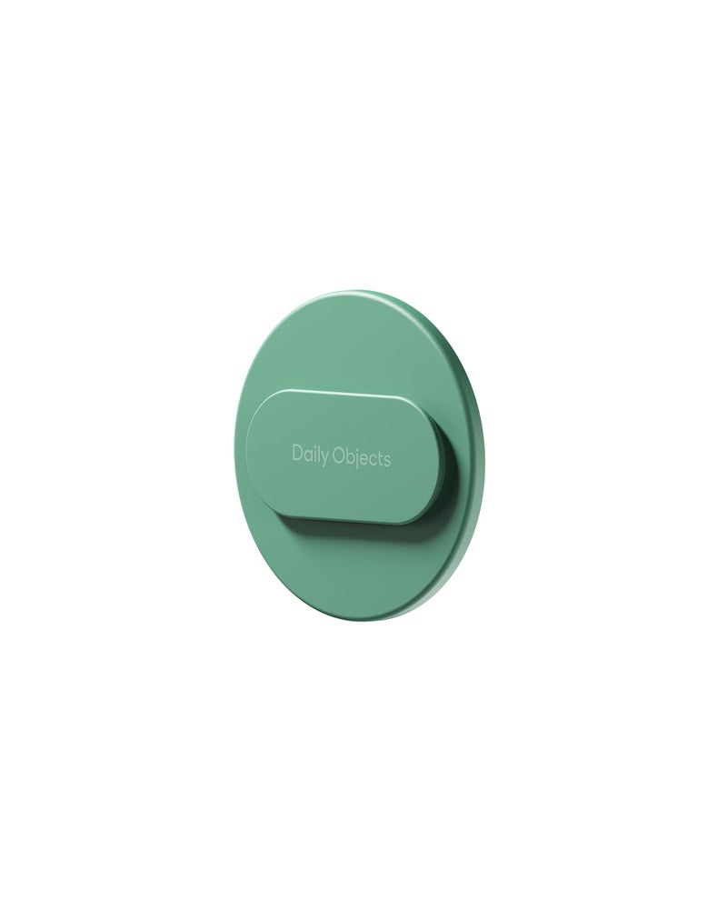 DailyObjects Case Holder Phone Grip Compatible with iPhone & MagSafe Phones/Cases – Anti-Drop Grip, One-Handed Use, Phone Stand - Green - Image 1