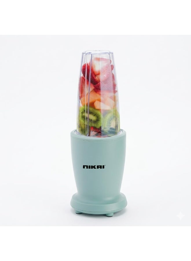 NIKAI 500W Blender | 540L, 300ML Juicer Mixer Grinder & Smoothie Maker Machine | Stainless Steel Bledes with AS Plastic Jag | 1-Speed Control with Lock Switch | Blender for Home & Office | 540 L 500 W NB1000SM Sky Blue - Image 1
