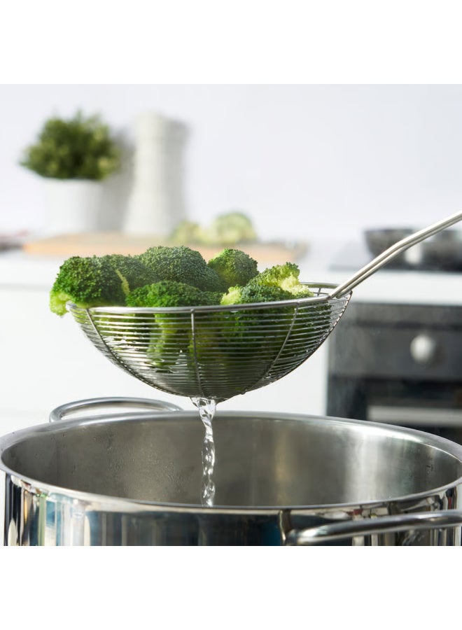 Stainless Steel Skimmer Spoon, Kitchen Strainer Ladle, Oil Frying Skimmer with Hanging Handle, Cooking Tool - Image 4