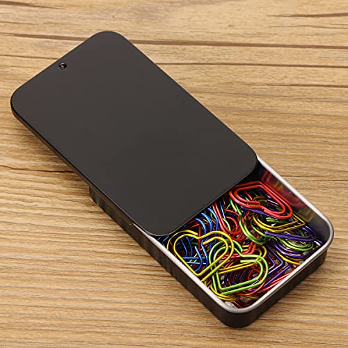 Mini Skater 4Pcs 3.15"x1.97"x0.59"Mini Metal Slide Top Tin Containers, Sliding Cover Push-Pull Tin Box,Portable Slide Cover Storage Box for Wedding Jewelry Lip Balm Container Cosmetic Organizer(Black) - Image 5