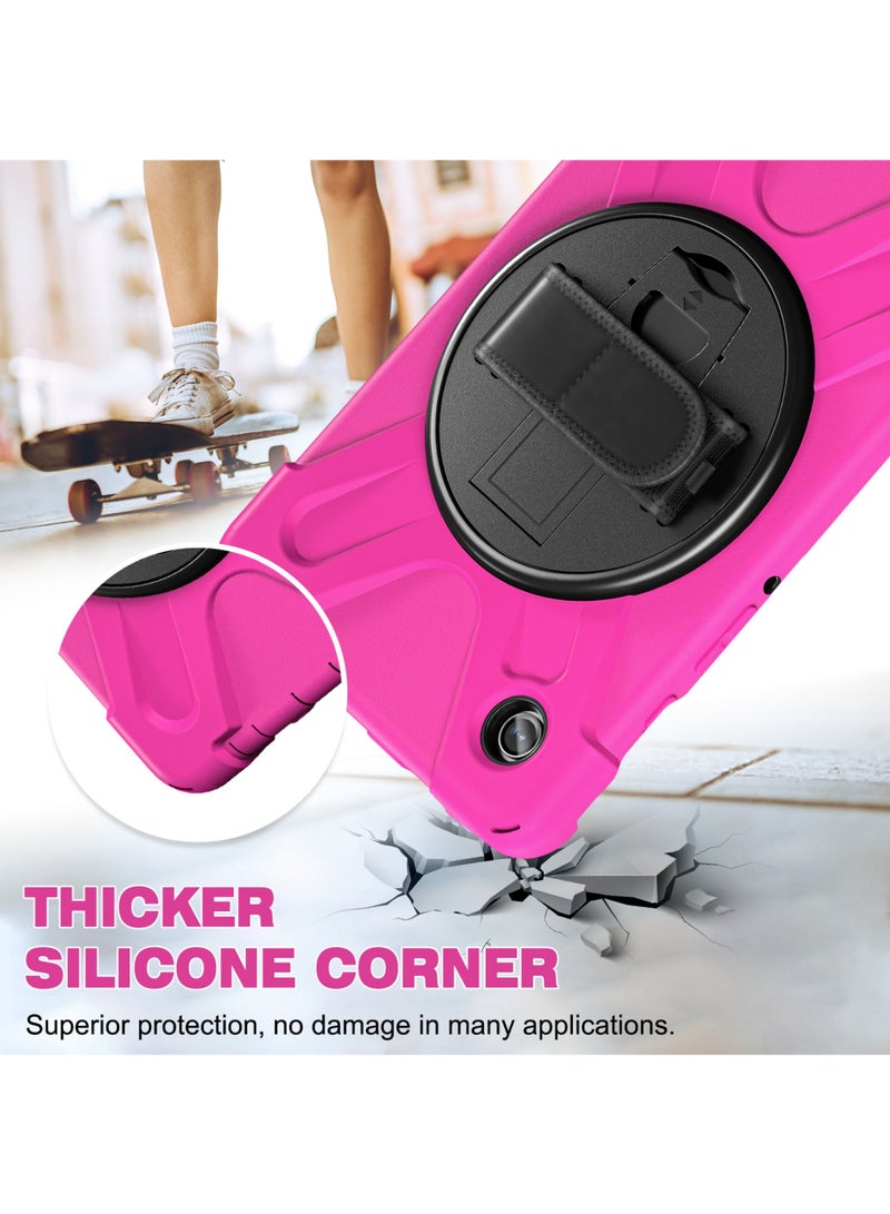 Rock Pow Samsung Galaxy Tab A9 Case 8.7 Inch 2023 SM-X110/X115/X117 for Kids with Screen Protector | Heavy Duty Shockproof Case with Rotating Stand Hand Strap for Galaxy Tab A9 Tablet 2023 - Image 5