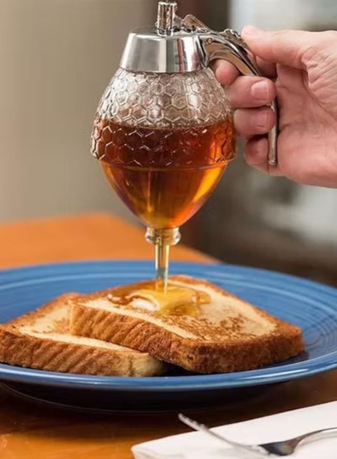 أكاليكس جرة موزع العسل واضحة