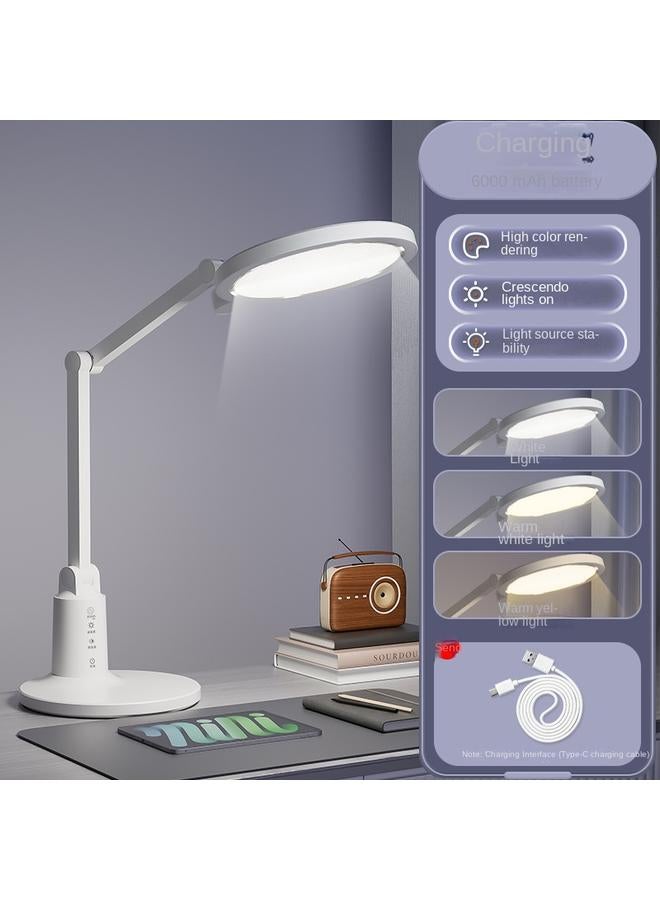 Bluejw New Led Desk Lamp Student Study Lamp Eye Protection Dormitory Folding Bedside Reading Charging Intelligent Timing Night Light - Image 1