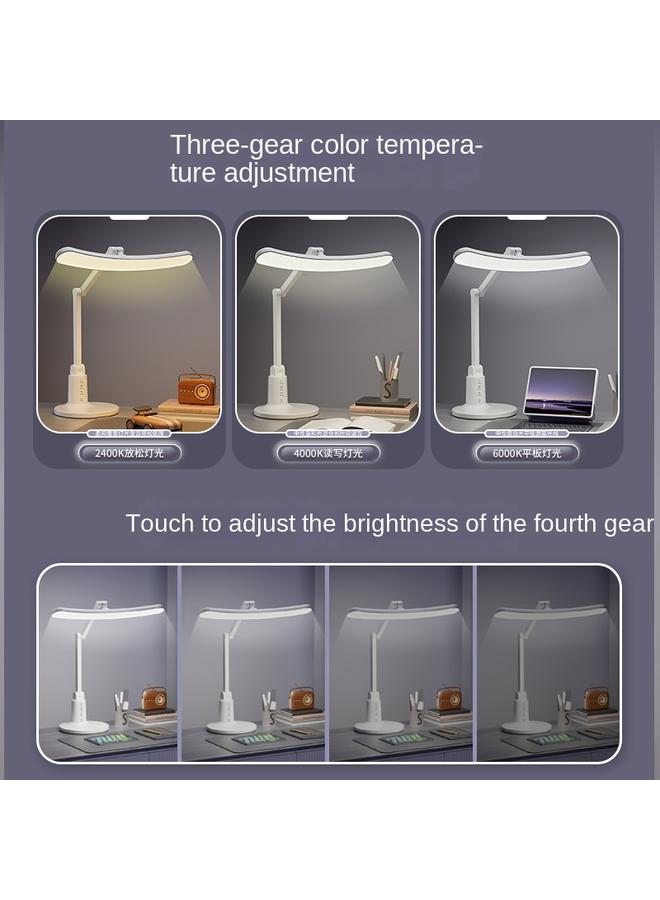 Bluejw New Led Desk Lamp Student Study Lamp Eye Protection Dormitory Folding Bedside Reading Charging Intelligent Timing Night Light - Image 4