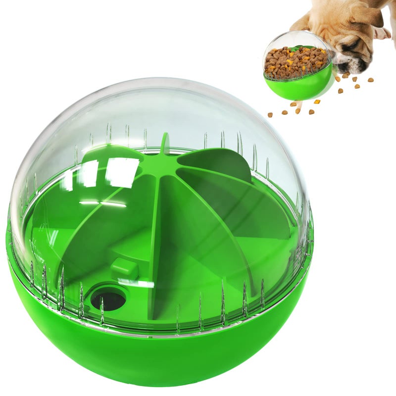 Monotre Dog Treat Ball Dog Food Puzzle Slow Feeder Interactive Squeaky Mental Stimulation Toys Dog Cat Treat Dispenser Puzzle Toys Active Rolling Balls for MediumLarge Dog Breeds - Image 2